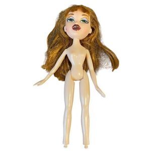 2001 Vintage Bratz Doll Bratz MGA Meygan No Shoes/Feet Red Long Hair